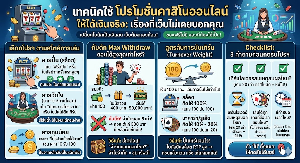 โปรโมชั่นคาสิโนออนไลน์