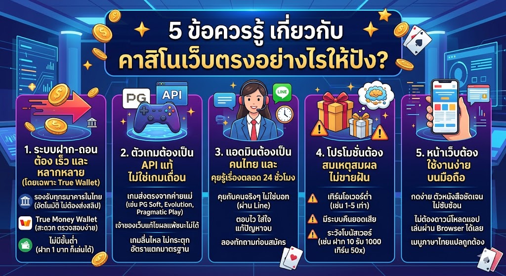 คาสิโนเว็บตรง