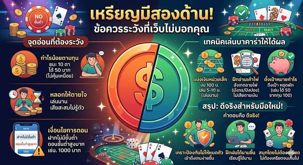 บาคาร่า ไม่มีขั้นต่ำ