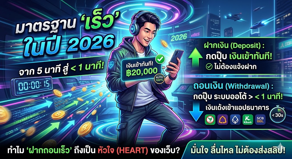 คาสิโนออนไลน์ฝากถอนเร็ว