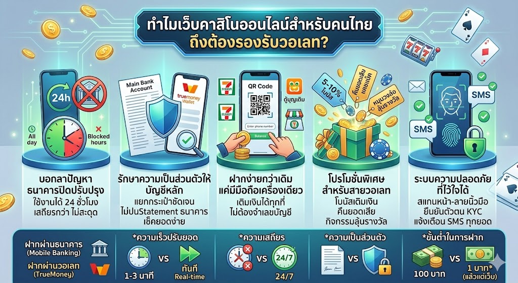 คาสิโนออนไลน์ สำหรับคนไทย