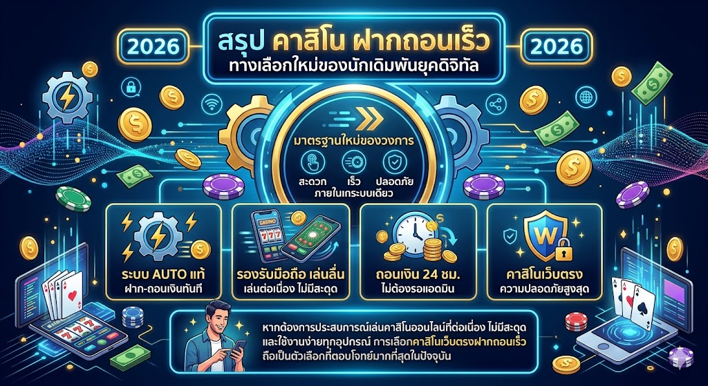 คาสิโนฝากถอนเร็ว