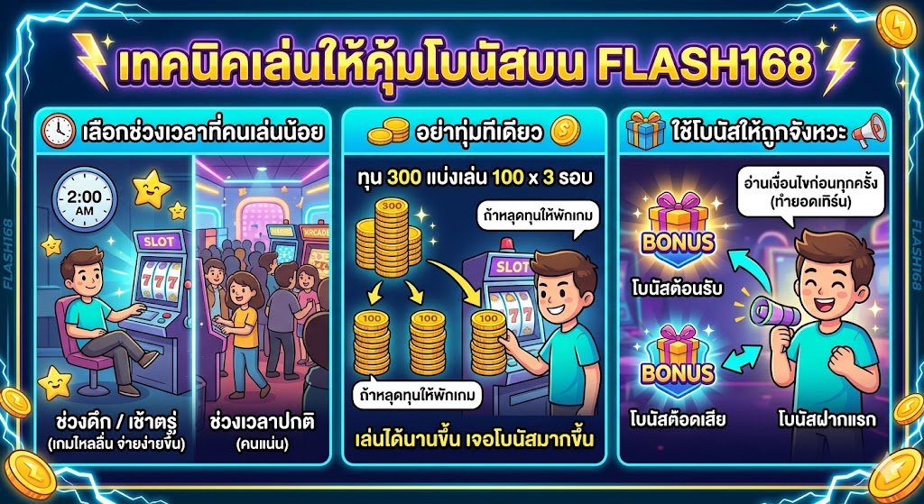 Flash168 ฝากถอน