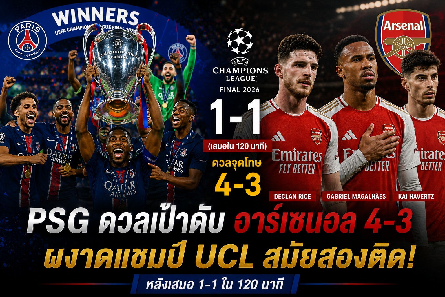 แชมป์ UCL