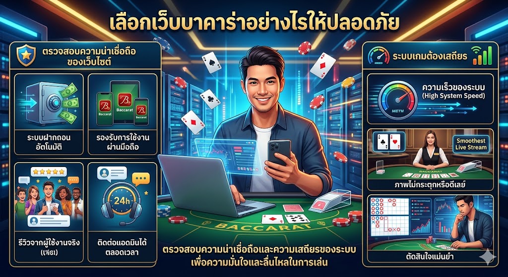 บาคาร่าออนไลน์สำหรับมือใหม่