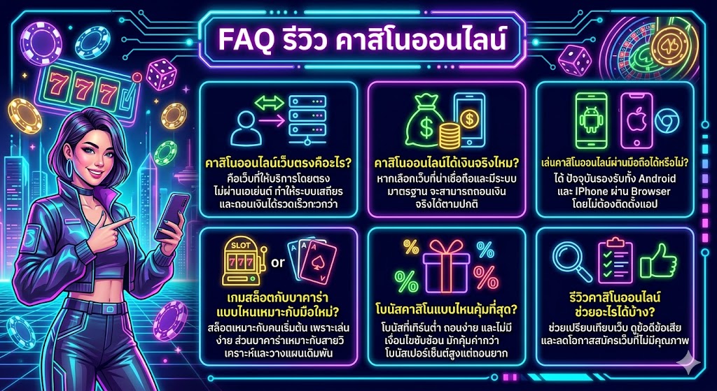 รีวิวคาสิโนออนไลน์