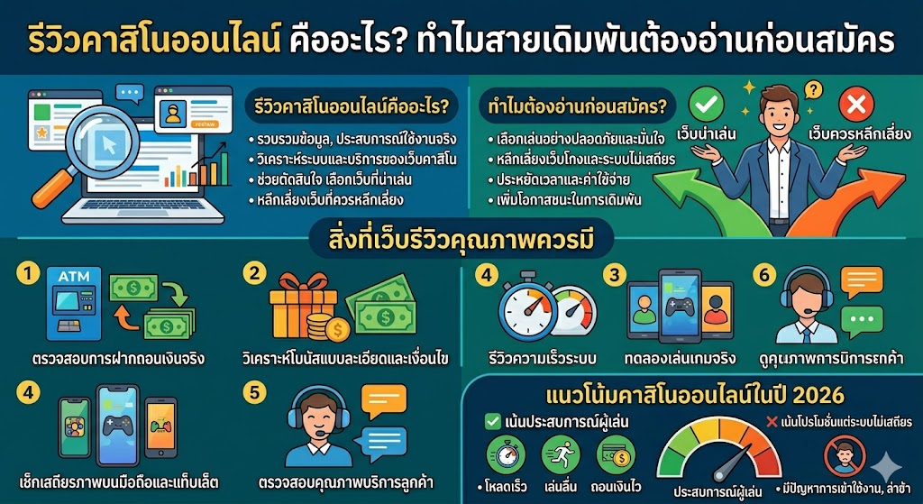 รีวิวคาสิโนออนไลน์