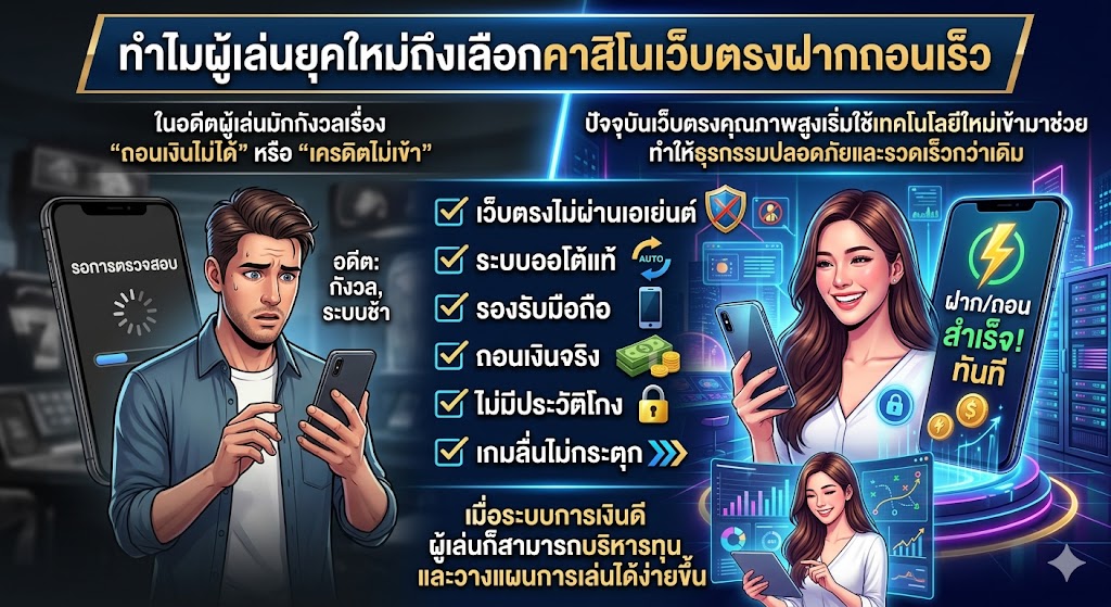 คาสิโนฝากถอนเร็ว
