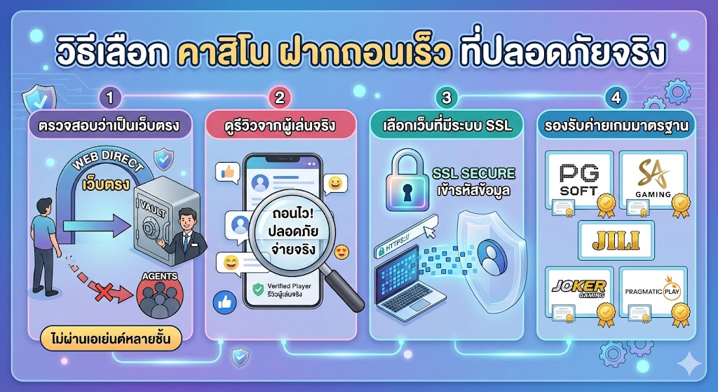 คาสิโนฝากถอนเร็ว