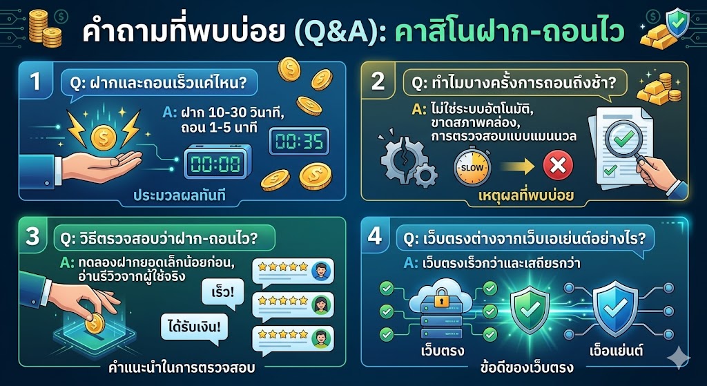คาสิโนฝากถอนเร็วดูยังไง