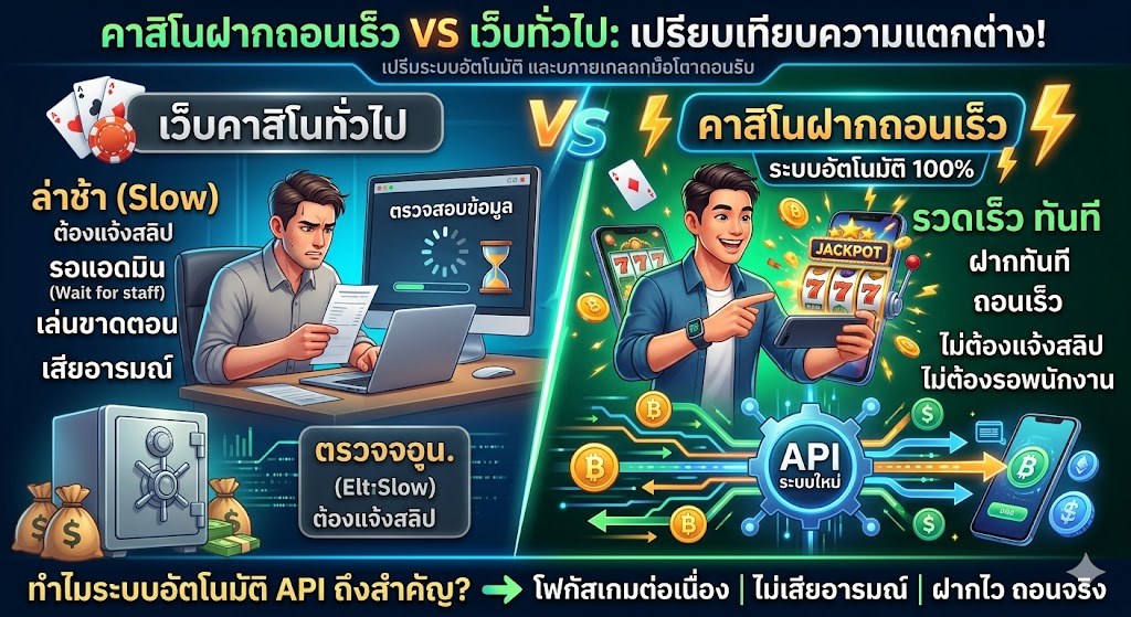 คาสิโนฝากถอนเร็ว
