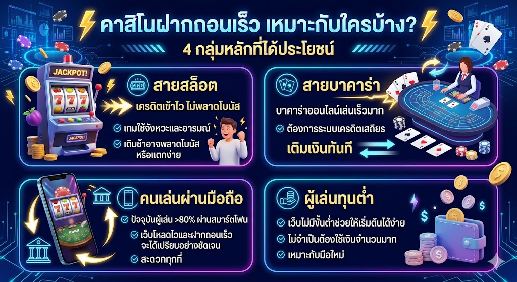 คาสิโนฝากถอนเร็ว